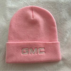 pink GMC beanie